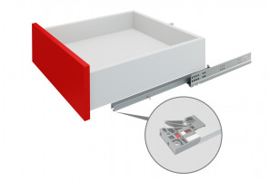 Направляющие СКРЫТОГО монтажа push-to-open частичн.выдв. DB8886Zn/450