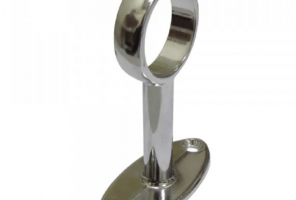 Штангодержатель дистанционный открытый круглый ОСКАР 230-06 под трубу 16 мм (хром)