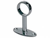 Штангодержатель дистанционный открытый круглый ОСКАР 206 под трубу 25 мм (хром)