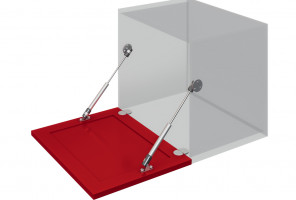 Газ-лифт 5кг серый GL103GR/50/3 секретерный