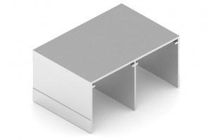 АРИСТО Направляющая двойная верхняя, 5400, серебро   AS0713