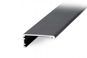 RP101BL.1/000/3000 Черный матовый (Ручка-профиль мебельная AL)