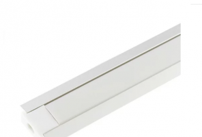 Профиль алюм.для светодиодн.лент 22*6мм, L-2м БЕЛЫЙ с матовым экраном, загл. и крепежом LR37-MWH
