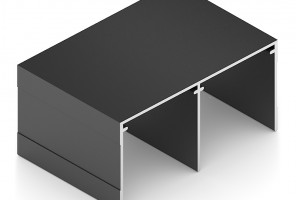 АРИСТО Направляющая двойная верхняя, 5400, белый   AS0713