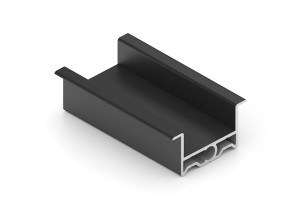 АРИСТО Профиль средний открытый NOVA, 5400, черный   NB0485