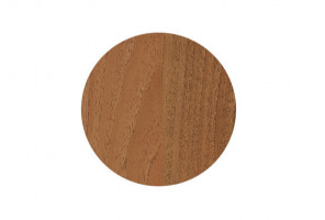 Заглушка самокл. d=20 мм  Орех Ноче Гварнери  101076W  (12шт/лист)   REHAU