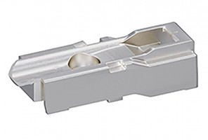 9072537 ПАРАЛЛЕЛЬНЫЙ АДАПТЕР МОНТАЖНЫХ ПЛАНОК, D8, ЦИНКОВОЕ ЛИТЬЕ, НИКЕЛИРОВАННЫЙ