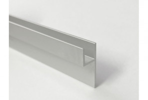 ПЛАНКА ПЛИНТУС  6 мм. серебро 3 м.  Крокос