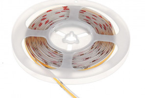 Лента светодиодная 512 диодов/м.п. нейтральный белый, 24V, 10W открытая,  LR12-COB-NW