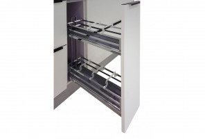 Cargo mini 200мм FLORA KR05/1/3/200/R/GRPH с доводчиком, ПРАВАЯ, ГРАФИТ   БОЯРД