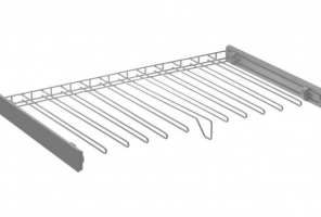 Вешалка для брюк SMART, в модуль 900, Графит, шар. напр.  GTV   W-WSPD90-BP-60