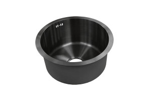 Мойка Круглая D420, Premial PR 4242 Romance, (420*370*220мм, толщ. 3мм), Графит