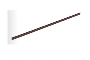 102691200 STB35, нижний напр. профиль, пластмасса, коричневый, 2500мм