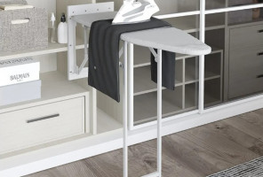 Доска Starax гладильная встроенная (150х340х1480) белый   S-6611-W