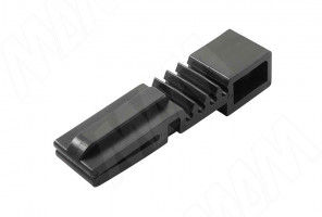 Адаптер BASE для крепления сетчатых корзин к направляющей, черный КС1G ЧР