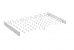 Вешалка для брюк SMART, в модуль 900, Белый, шар. напр.  GTV   W-WSPD90-BP-10