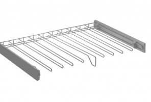 Вешалка для брюк SMART, в модуль 700, Графит, шар. напр.  GTV   W-WSPD70-BP-60