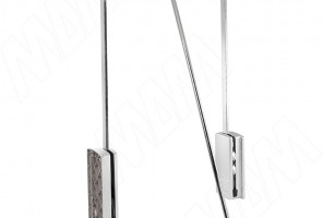 Пантограф 560-680мм BASE нагр.12кг, серый металлик PU70S