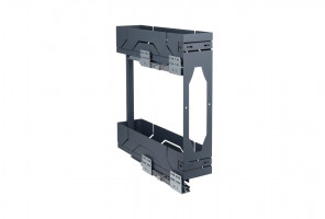 Cargo mini 150мм X.FIT KR43/1/3/150/L/GRPH с доводчиком, ЛЕВАЯ, ГРАФИТ  БОЯРД