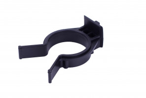 Клипса неразборная под пластик.цоколь черная