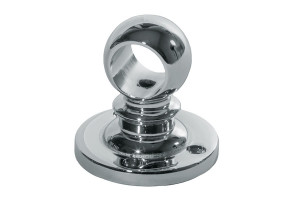 Держатель для рейлинга сквозной малый, Хром  Т2854/16.CR