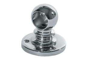 Держатель для рейлинга торцевой малый, Хром  Т2855/16.CR