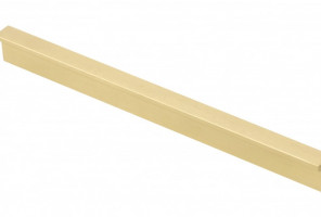 Ручка алюминиевая PILLAR 320мм/360мм, светлое брашированное золото   UA-PILLAR-320-22