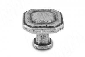 Ручка-кнопка серебро состаренное WPO.775.000.00E8