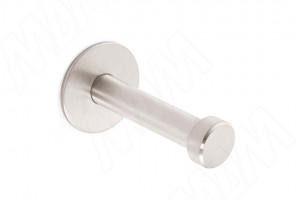 Крючок однорожковый L-52мм нерж. сталь  HK.20.BN