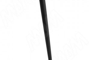 Опора для стола 123х720мм CONEконусная, черный матовый  CON123x720 BLC