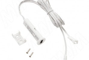  Выключатель инфракрасный универсальный, на преграду/взмах руки, белый 12/24V 24/48W  SW1-DS/MS-1WT