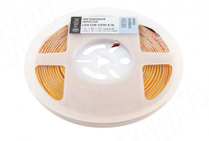 Светодиодная лента LUX COB 504 диодов, 12V, 6W, ширина 5мм, холодный LS12-COB-CW20-6-SL