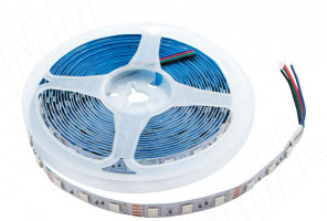 Светодиодная лента  5050/60 12V, 9,6W, IP20, ширина 10мм,  RGB LS12-5050RGB20-14.4