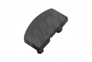 Заглушка торцевая для профиля SМ1, черная LSPA-CAP-SM1-BL