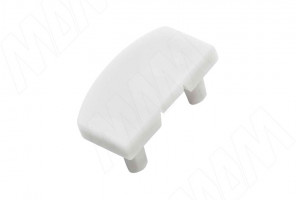 Заглушка торцевая для профиля SМ1, белая LSPA-CAP-SM1-WT