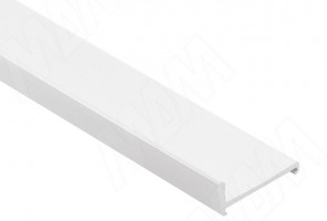 Декоративный профиль для 3708 и 2061, с ручкой, белый, L-2,6м   В135.19