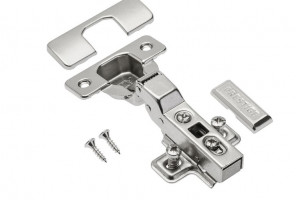 Петля GTV с доводчиком, смежная, с ответной планкой H-0 и еврошурупами   ZM-ECHC08ZEO