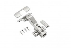 Петля GTV 30гр. угловая, без евровинтов с доводчиком ZM-HCKT30-BE