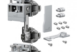 9339344 Комплект фурнитуры WingLine L 2024, heavy, с самозакрыванием, серый, правый