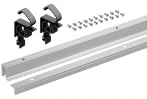 9339503 Комплект профилей WingLine L 2024, с перфорацией, L2400 мм, алюминий, серебристый
