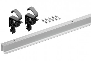 9339507 Комплект ходового профиля WingLine L 2024, с перфорацией, L1200 мм, алюминий, серебристый