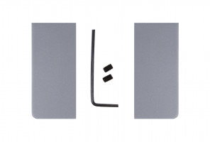 Заглушки закр. для горизонт. профиля GOLA BALANCE " L" Серый   RZ051.04GR   БОЯРД