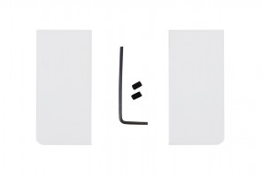 Заглушки закр. для горизонт. профиля GOLA BALANCE " L" Белый   RZ051.04W   БОЯРД