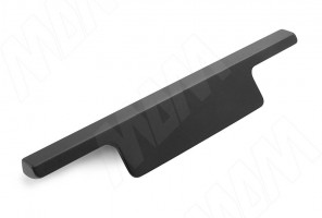 Профиль-ручка крепление саморезами черный матовый 160мм  PH.RU18.160.BL