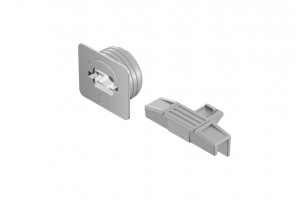 9257734 ФИКСАТОР ПЕРЕДНЕЙ ПАНЕЛИ ВНУТРЕННЕГО ЯЩИКА AVANTECH YOU,H101,СЕРЕБРИСТЫЙ