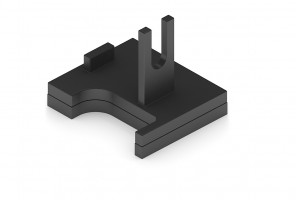 АРИСТО Опора нижняя левая 4СКЛ, черный   FF0009