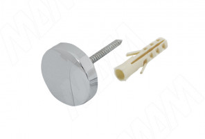 Крепление зеркала 4-5 мм. к стене D24, хром P330-01/CH