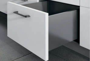 Ящик GTV AXIS PRO L-500, высокий H-200мм, Антрацит   PB-AXISPRO-KPL500D