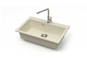 Мойка Модель 39,  755х505х200мм, Бежевый Q2  Мрамор