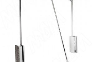 Пантограф 880-1150 мм, BASE нагр. 12 кг, серый металлик PU70L